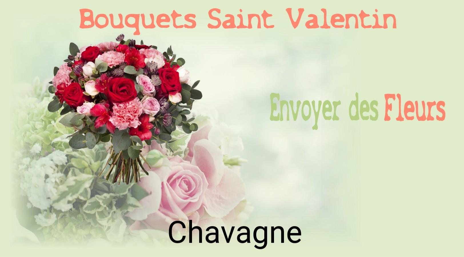Roses de Saint-Valentin livrées à Chavagne